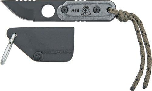 Tops Knives XL05 A.L.R.T. Fixed Blade Knife with Black Linen Micarta Handles