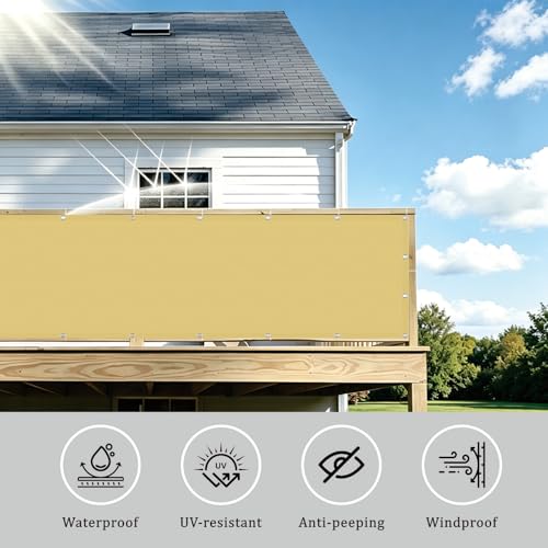 Cache balcon opaque pour supprimer le vis-à-vis sur votre terrasse