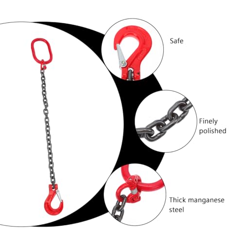 Sangle de levage monopode CLISPEED sangle haute résistance avec crochet
