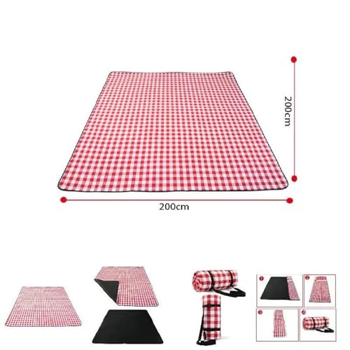 Mantas de picnic que aíslan la humedad: esterilla plegable multicolor de 150x200cm para buceo 3
