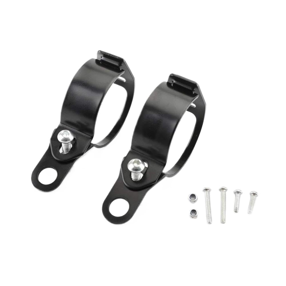 Turn Light Bracket Indicator for 41-51mm Front Fork Motorcycle Holder(Black)