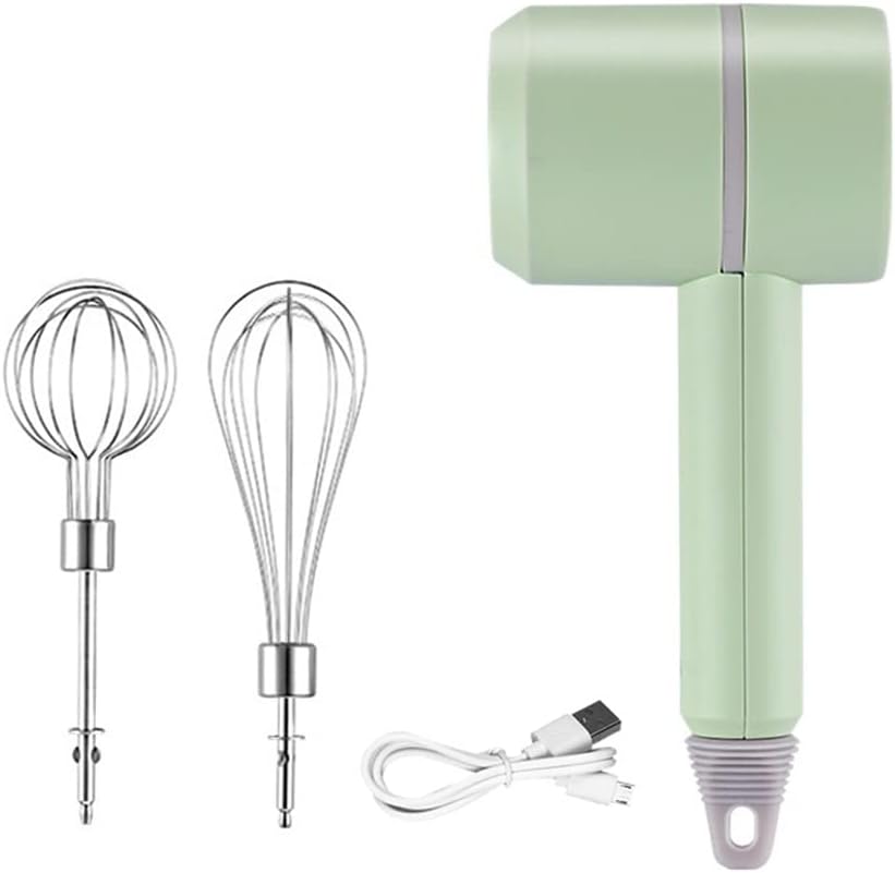 Wireless Mini Electric Food Blender Portable Handheld Egg Beater Automatic Cream (Color : B Size : As the picture shows) (A As the picture shows)