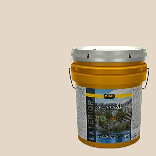 Rodda Paint CASCADIA XL Exterior Velvet Paint & Primer in One, 5-Gallon, Warm Beige