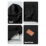JMIERR Mens 2 Piece Jacquard Sweatsuit Outfits Hoodie Sweatshirt & Joggers Sweatpants Set Tracksuit - Image 4