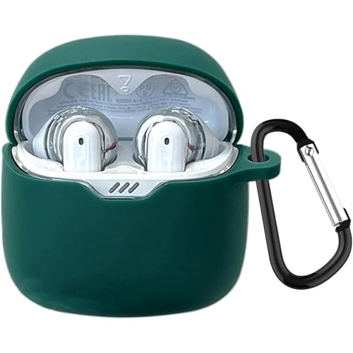 YAODLE For JBL TUNE FLEX �P�[�X�V���R���� �S�ʕی� �����h�~ �L�Y�h�~ �ϏՌ� �����[�d�\ �y�ʏ��^ �J���r�i�t��(�O���[��)