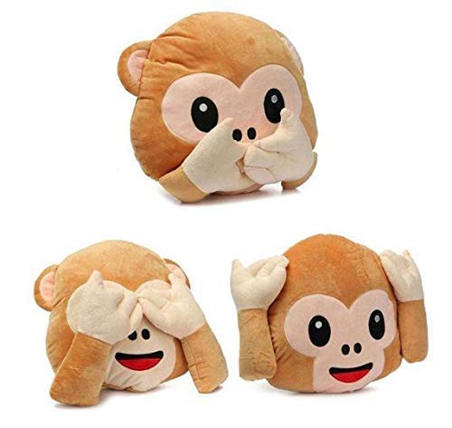 LOVEY DOVEY Soft Toys Long Soft Lovable Huggable Cute Giant Life Size 35cm Monkey Pillow (Brown, Comb_Monkey_Pillow) (B09MW6VQYS) Amazon Price History, Amazon Price Tracker