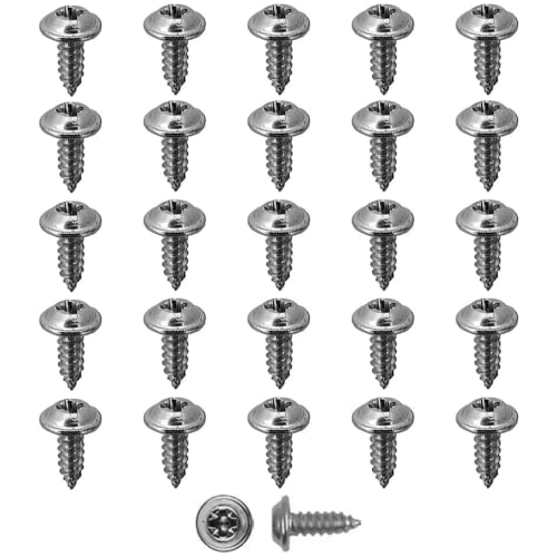 Tornillos de ajuste cromo #8 x 1/2 de alta resistencia para GM y Buick