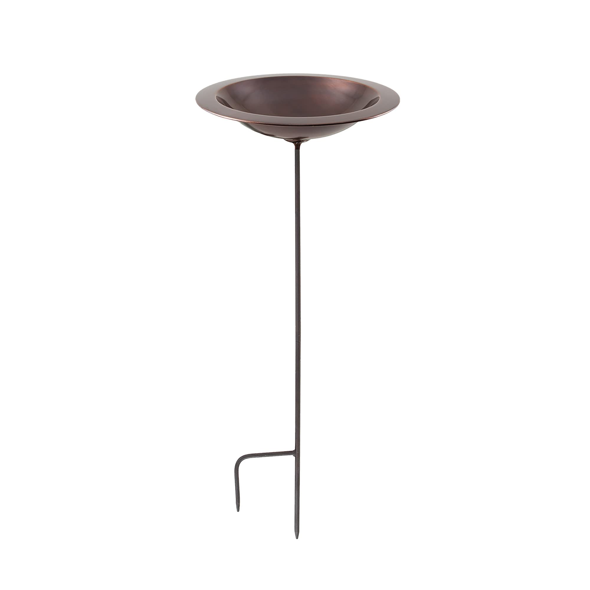 ACHLA DESIGNS 201-3006 Classic II mit Stab Vogeltränke, Antikkupfer