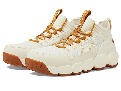 Timberland PRO Timberland PRO Women's Morphix Chukka Composite Safety Toe Industrial Casual Sneaker Boot, White/Wheat, 8M