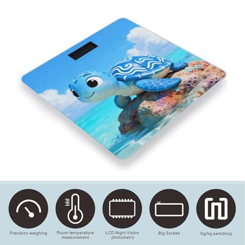 Báscula Digital para Baño BTCOWZRV Precisa y Estable miniatura 3