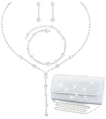 Style #C Necklace Earrings Bracelet Purse