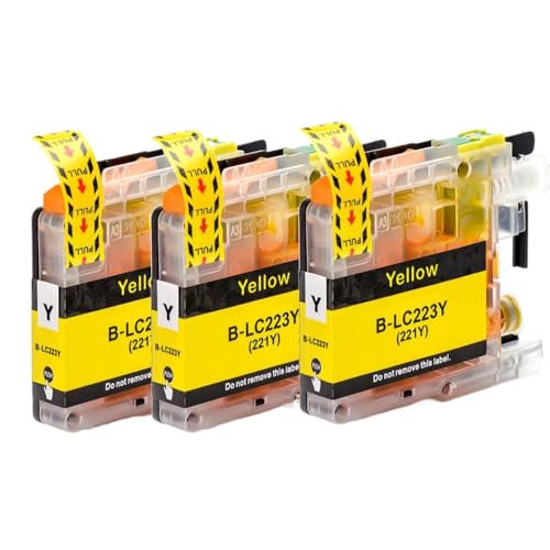 Cartouche encre LC223 Y séchage rapide et haute fidélité pour MFC J880DW