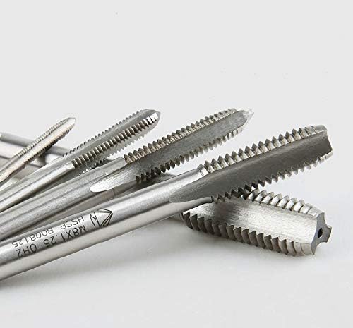 M1 M1.2 M1.4 M1.5 M1.6 M1.7 M1.8 M2 M2.5 M3 M3.5 M4 M5 Metric Hss Right H Tap Threading for Mold Machining M1.5 x 0.35mm 2Pcs