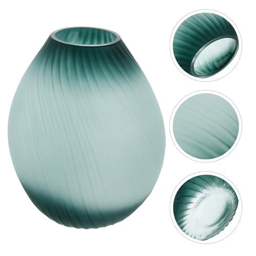 Vase en verre transparent de surface lisse facile à ranger - 8