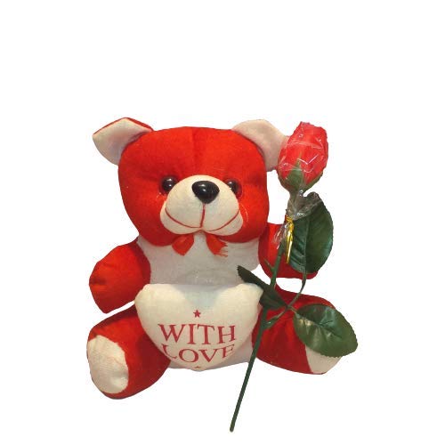 Red White Soft Lovable/Huggable Teddy Bear for Valentines Day Gifts/Gift for Girlfriend/Love Gift-image-37