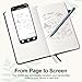 Smart Pen with Real Paper Notebook, Digital Pen for Note Taking, Smart Writing Set, Write on Real Paper with Digital Processing, Smart Digital Notebook as Christmas Gifts, Navy, Storing,Sharing Paper Notes via APP for Android/iOS