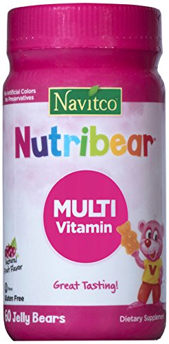 Navitco. Kosher NutriBear Multi Vitamin Great Tasting Jellies - 60 Bears by Navitco