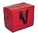 ProPik Holiday Ornaments Accessories Storage Bag Tear-Proof tarp 18 X 10 X 15 with Handles and Full Length Zipper(Red)