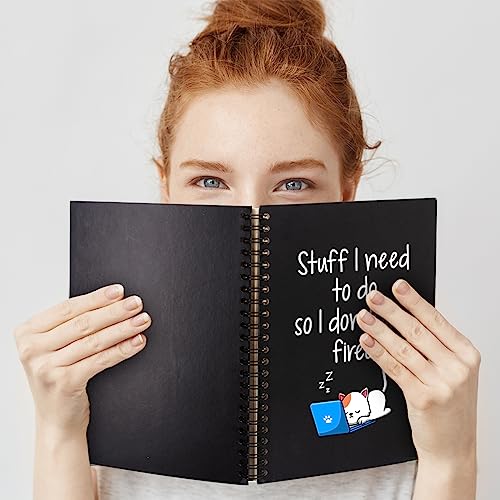 Cahier à spirales 160 pages couverture rigide cadeau humour collègue