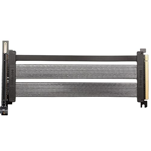 PCIe 4.0 Riser Cable, GEN 4 x16 PCI Express Riser Extender, Flexible ...