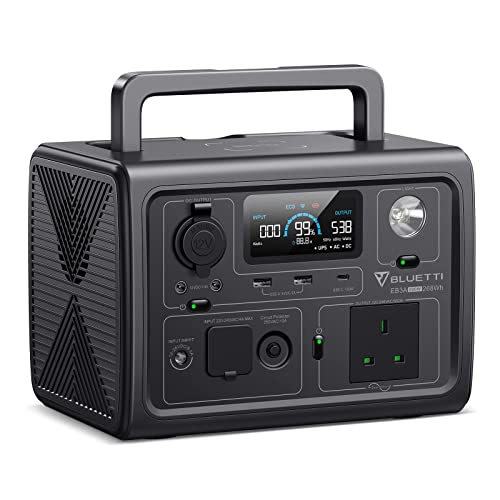 BLUETTI EB3A Portable Power Station, 268Wh LiFePO4 Power Station...