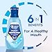 Crest Pro-Health Advanced Mouthwash, Alcohol Free, Multi-Protection, Fresh Mint, 1 L (33.8 fl oz), Pack of 2, Blue