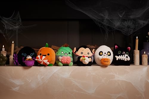 Snackles Halloween Serie 1, 20 cm großes Plüschspielzeug (Zack) von ZURU, Plüschspielzeug mit Snack-Accessoire, Zombie with Brain – Ansicht 6