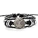 TUDUDU Arcángel Pulsera De Cuero Protégenos Santo Escudo Protección Justicia Encanto Pulsera...