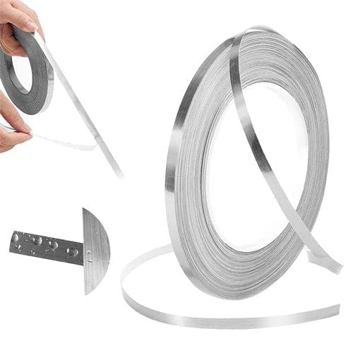 FRONTED Home Tile Sticker Mildewproof gap sealing tape Self adhesive waterproof silver tile tape strip for floor, tile, wall PVC foil floor covering decorative sticker (silver, 50m * 1cm)