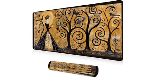Tapis de souris XXL 1200x600x3mm moineau antidérapant pour le bureau