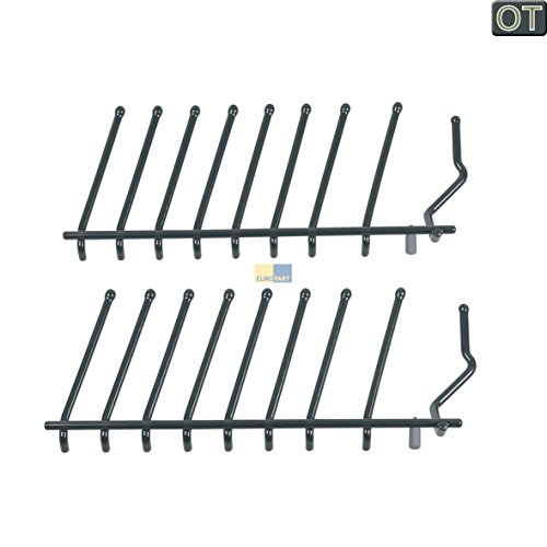 ORIGINAL Bosch Siemens 00645102 645102 Geschirrkorb Korb Bodenkorb Korbeinsatz für Unterkorb 2 Stück Spülmaschine Geschirrspüler auch Küppersbusch