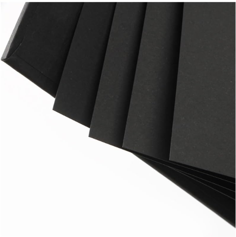 Travel Growth Commemorative Book ﻿ Black Cardboard DIY Coil Album Handmade Creative Painting Scrapbook Album Applicable to photos, receipts, star cards, etc