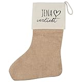 Langlebige Qualität: Hergestellt aus robuster Jute mit sorgfältiger Verarbeitung, ist die Jena Weihnachtsdekoration stabil und über viele Jahre wiederverwendbar.