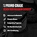 Primo Chalk 6oz. Resealable Bag: Loose Chalk for Weightlifting, Rock Climbing, & Gymnastics, Non-Toxic, Made in The USA, Chalk Ball Refill for Superior Grip
