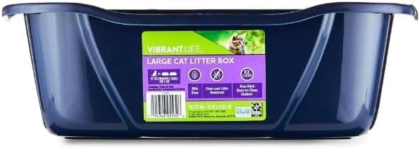 Life Large Open Cat Litter Box Vibrant