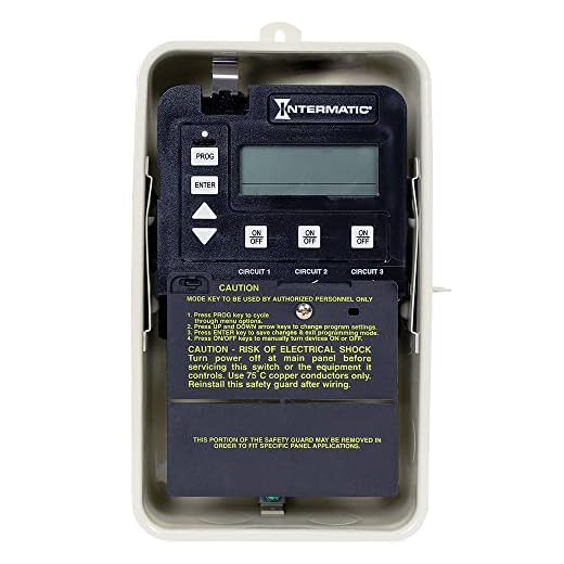 Intermatic PE153 Digital Time Clock in Metal Enclosure, Color