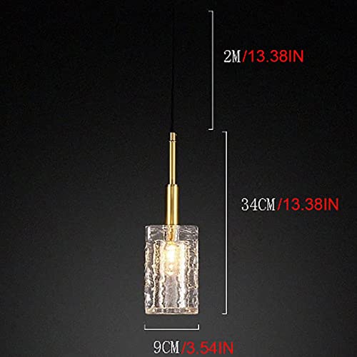 Lampe suspendue tête unique pour un éclairage de lit doux