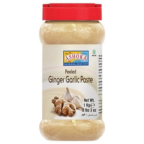 ASHOKA - Pâte d'ail et gingembre pelés - 1 X 1 KG