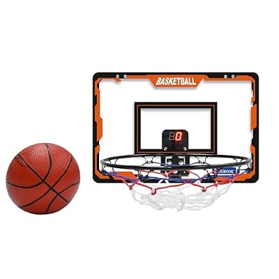 Lexibook, Interactive Basketball Hoop, Score Counter, Sound Effects, Basketball, Pump Included and Installation kit Included, JG920