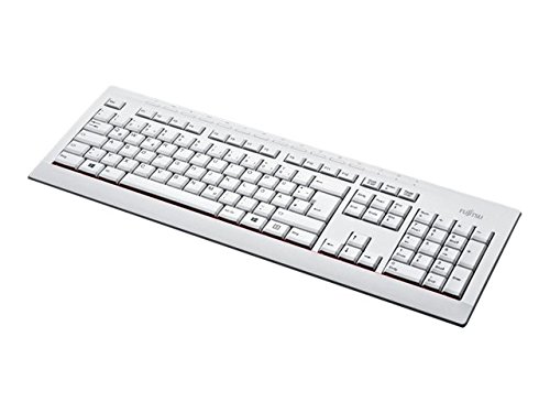 Preisvergleich Produktbild FUJITSU KB521 USB Standard Keyboard Marble Grey (CH)