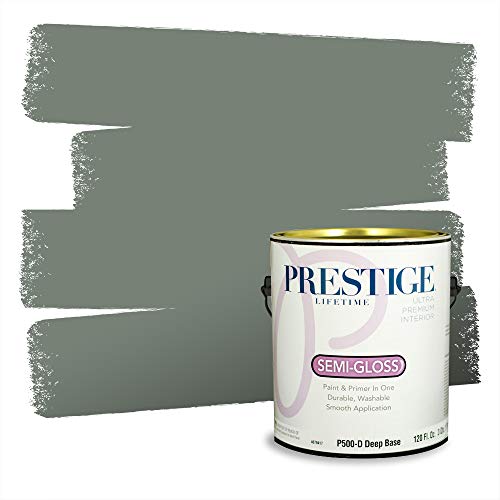 PRESTIGE Paints Interior Paint and Primer In One, 1-Gallon, Semi-Gloss, Comparable Match of Valspar* Lush Sage*