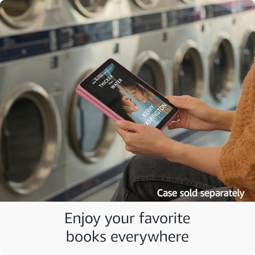 Amazon Fire HD 8 tablet (newest model), 8” HD Display, 3GB memory, 32GB, designed for portable entertainment, Hibiscus - 3