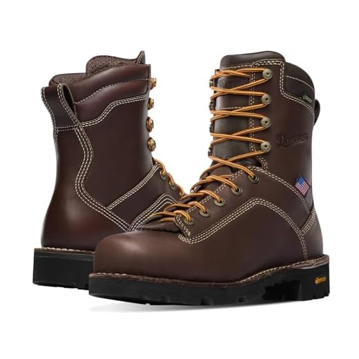 Danner Men's Quarry USA 8-Inch BR Work Boot,Brown,9.5 D US