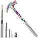 Home-X 6-in-1 Floral Hammer – Multifunctional Hammer with Screwdrivers Inside | Includes Slotted Flat Head, Phillips, Flat Head 2, and Hammer Cup | Portable Mini Hammer Tool (Pink)