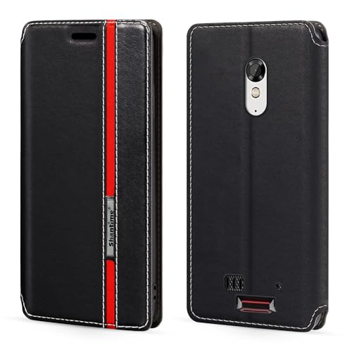 Shantime �N���V�b�N�X�g���C�v���U�[���P�[�X Unihertz Atom XL �Ƃ̌݊������� �B���}�O�l�b�g �J�[�h���[ �R���g���X�g�z�F�f�U�C��(�u���b�N)