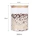 Large Glass Food Storage Container, 100 FL OZ (3000ml) Glass Food Canister with Airtight Bamboo Lids for Your Pantry, BPA-Free Cereal Dispenser Jars for Spaghetti Pasta, Powder, Tea, Coffee