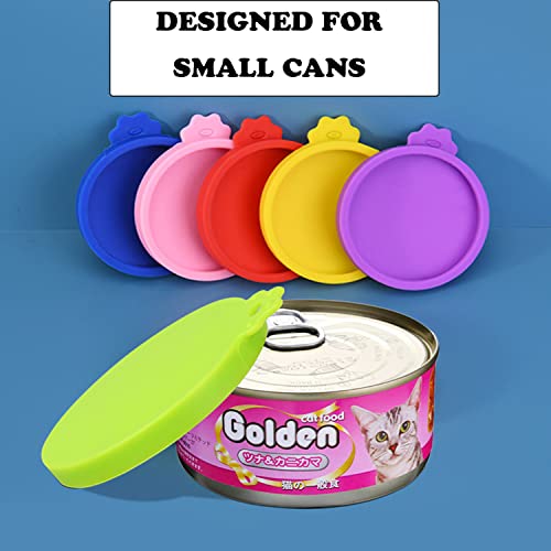 Aqsxo 4 Pcs Food Can Lids Pet Can Covers, Silicone Small Pet Food Can Lids Covers For 3 Oz 2.5 Oz Cat Food Cans. #TOP5