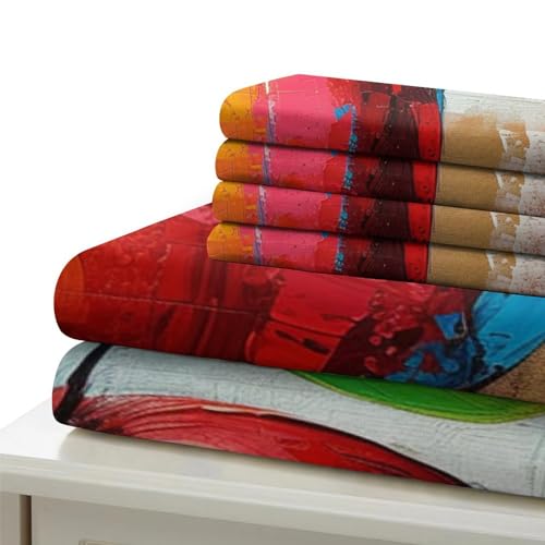 Parure de lit en microfibre douce fermeture éclair facile lit simple 140x200