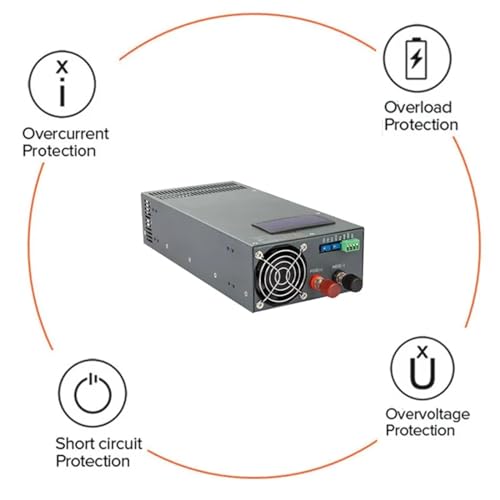 Alimentation à découpage CC 2000W réglable de 0 à 12V avec affichage LED - 6