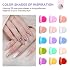 SAVILAND Hema-Free Poly Gel Nail Kit for Pretty Gift: 36 Colors Poly Gel Nail Starter Kit with Slip Solution and Mini U V Lamp Curing Light for Quick Extension Home DIY, Manicure Tools for Starter